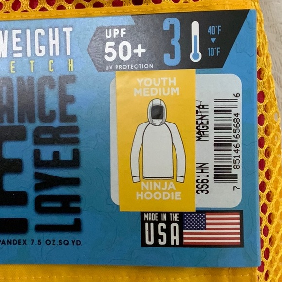 PolarMax SUPER MIDWT NINJA HOODIE (3) - Magenta - Picture 8 of 16